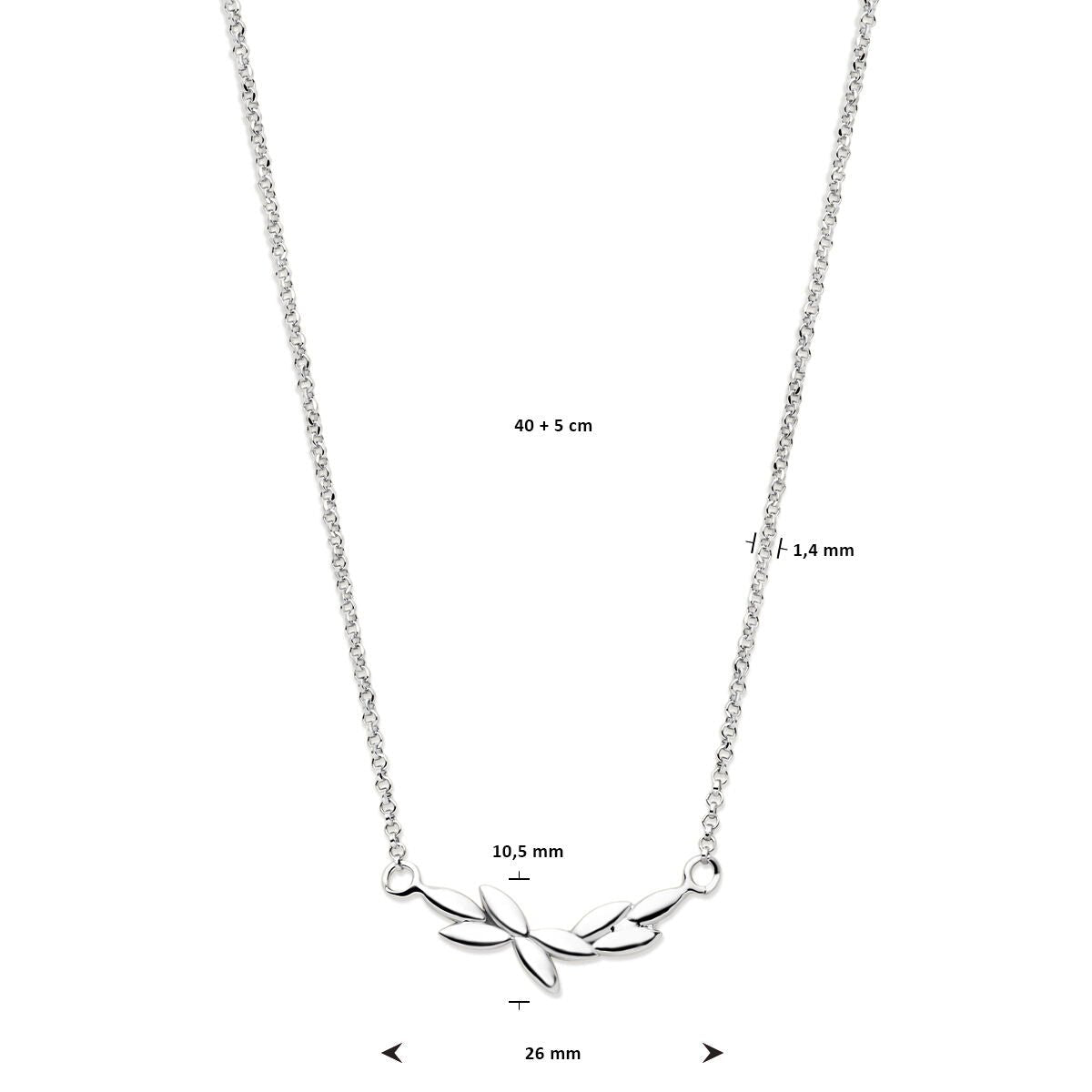 Ketting Blaadjes | Korte Ketting