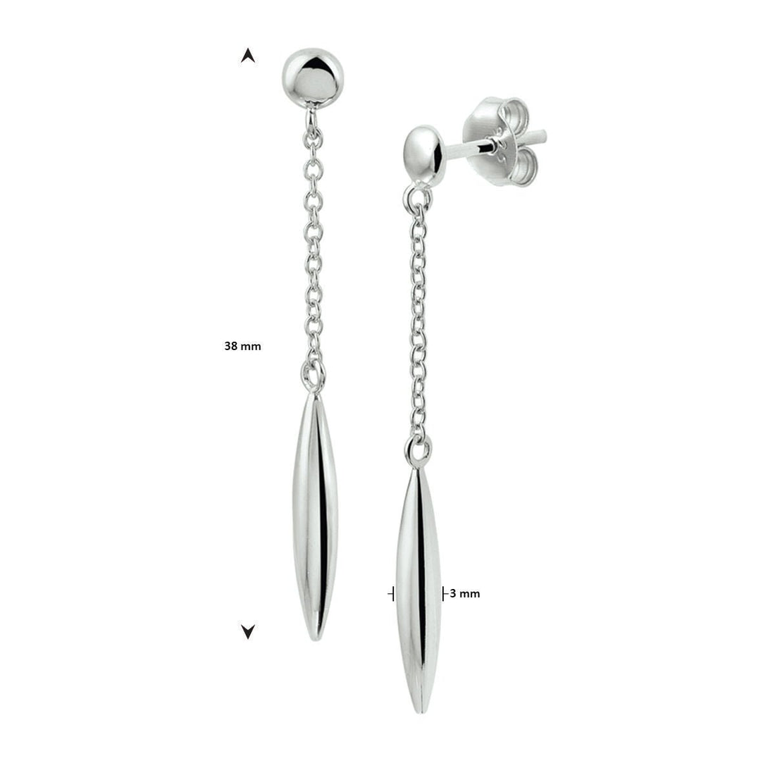 Oorbellen met Pegels | Oorhangers