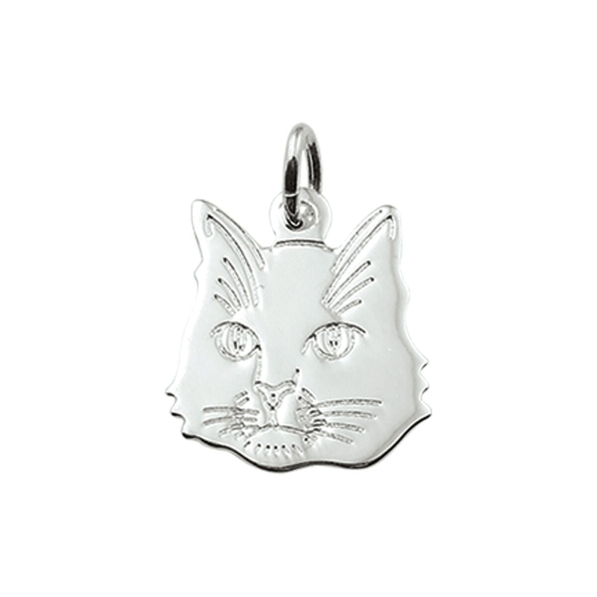 Zilveren Poezenhangertje | Katten Hangertje voor Ketting of Armband