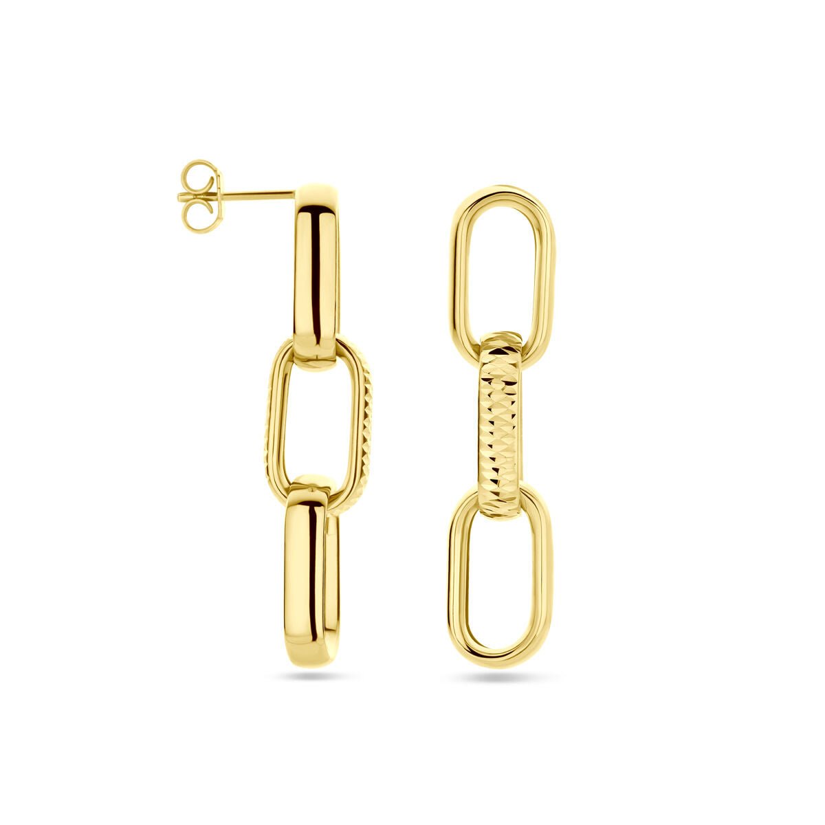 Oorhangers met Schakels | Goud