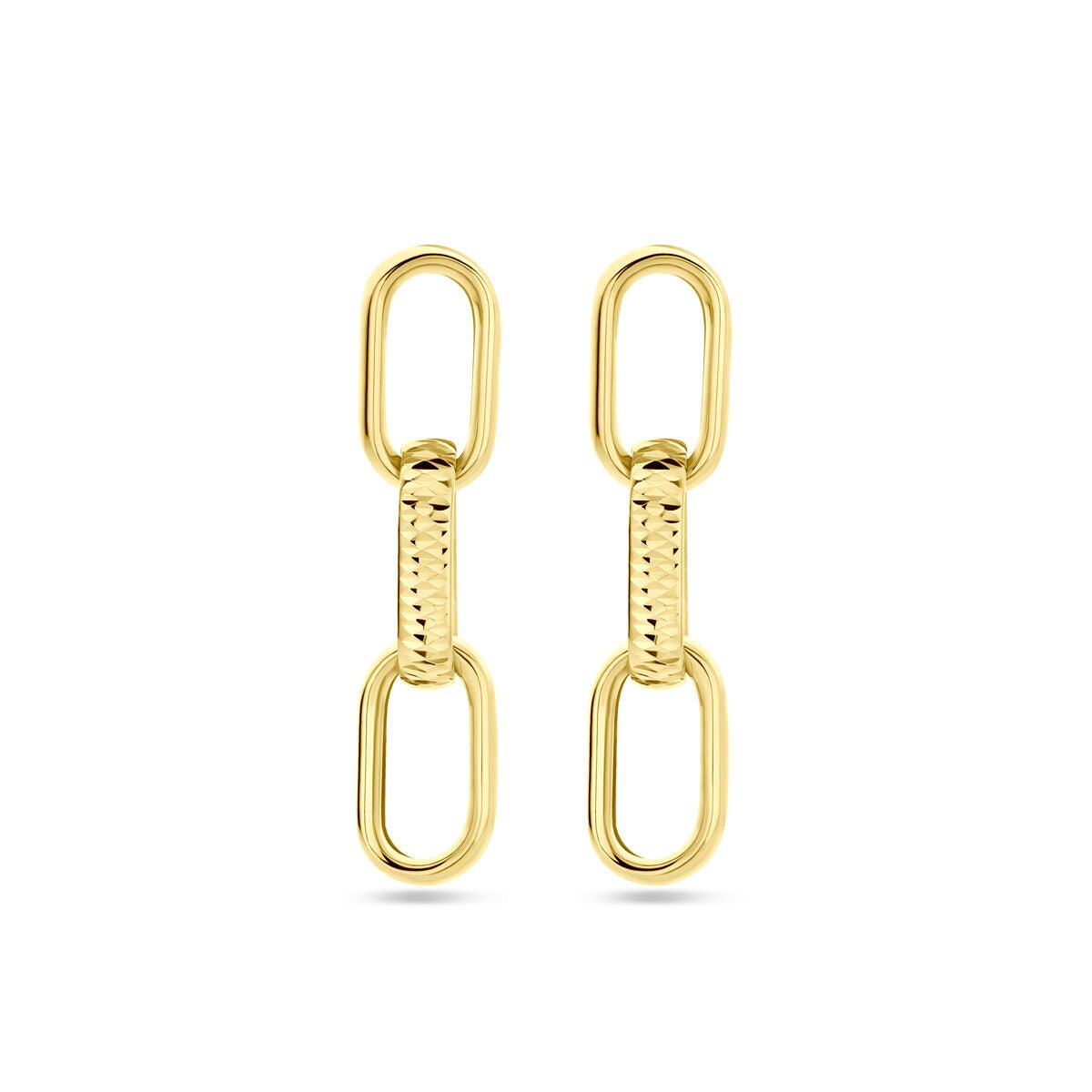 Oorhangers met Schakels | Goud