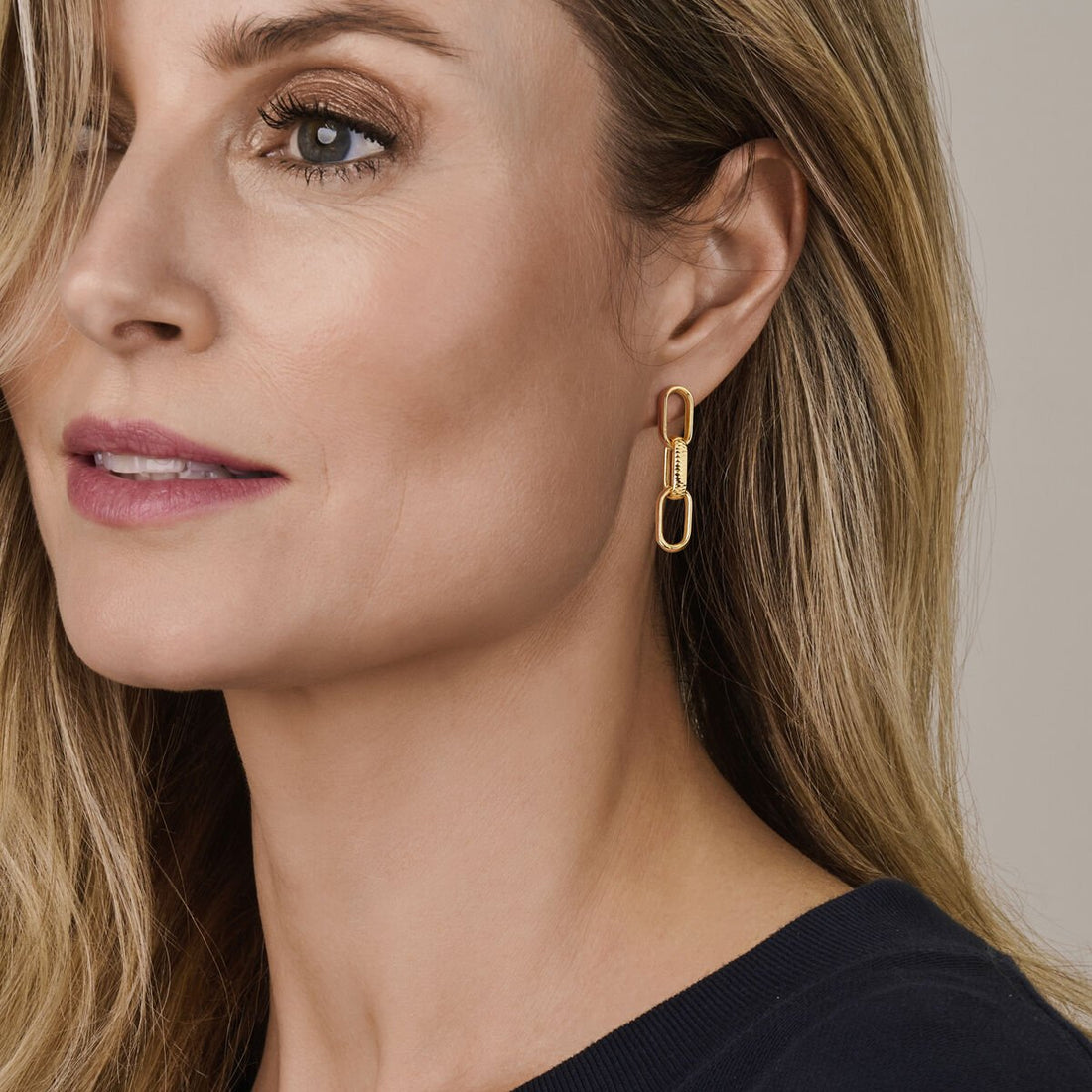 Oorhangers met Schakels | Goud