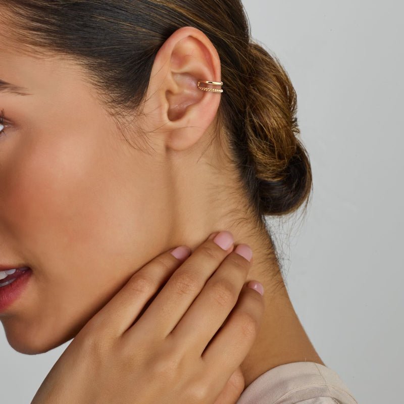 Ear Cuff Double Twisted