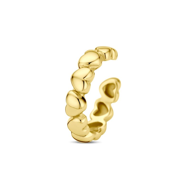 Earcuff Hearts Gold