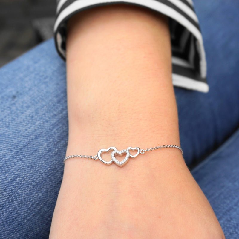 Armband Hartjes Zirkonia