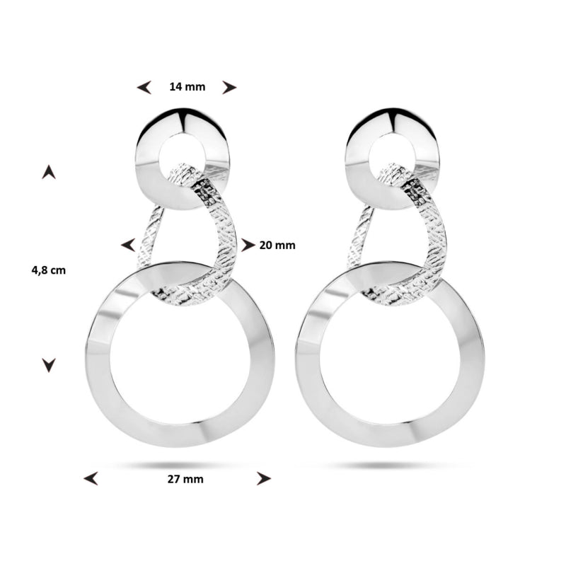 Oorbellen met Cirkels | Oorhangers