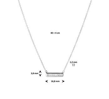 Ketting Balkje Zirconia