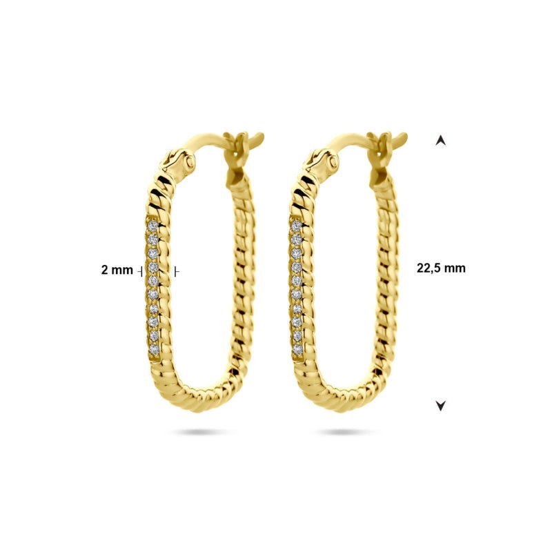 Oorring SquareGold