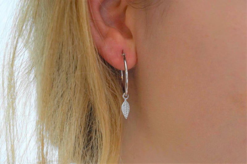 Oorringen Veer 23 mm.