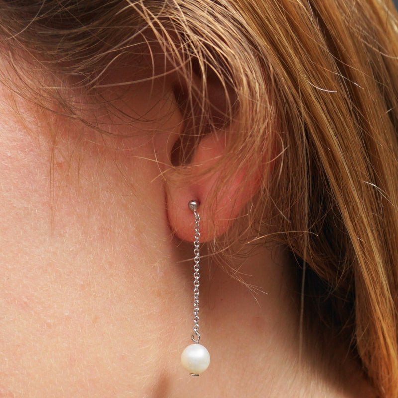Oorhangers met Zoetwater Parel - Echt zilver