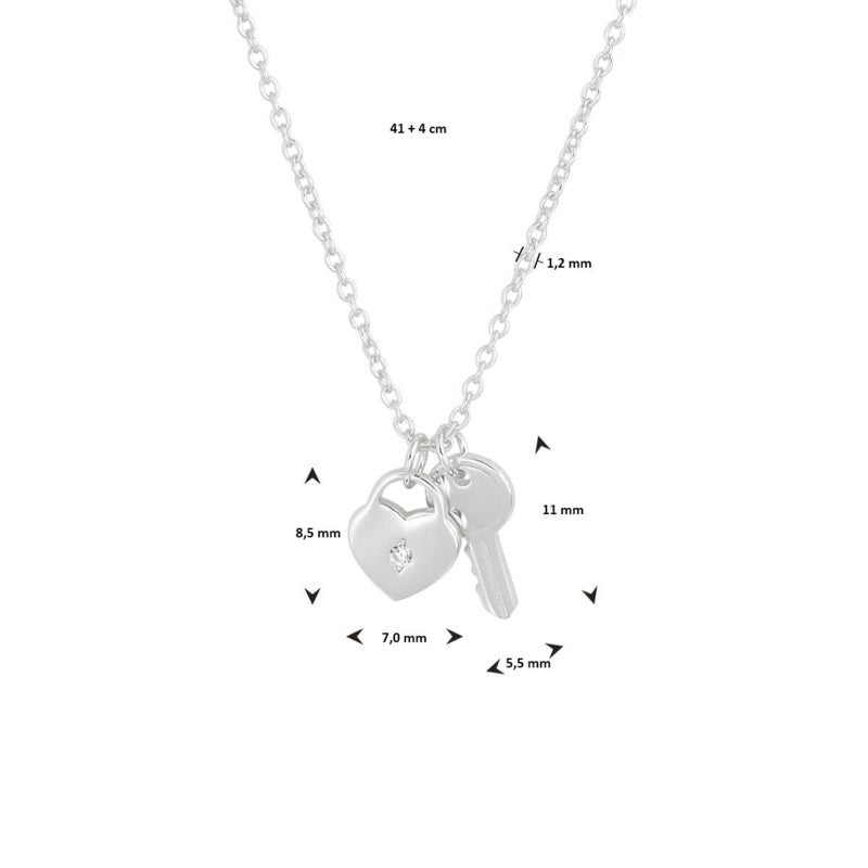 Ketting Sleutel met Slot