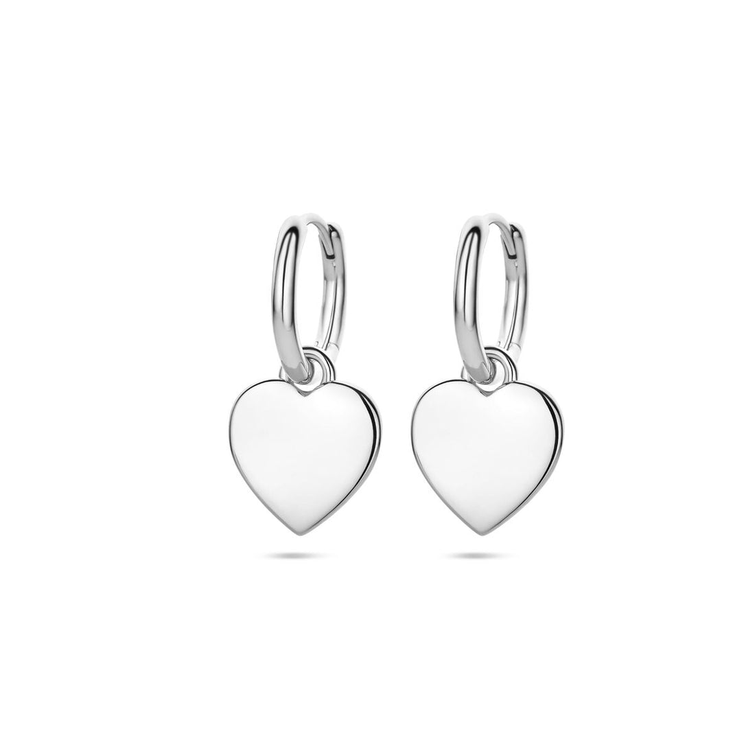 Zilveren Oorringetjes met Hartje | Twee-in-één-Design