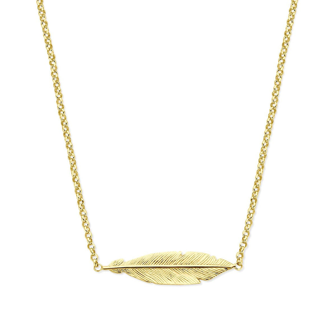 Ketting met Veer | Goud