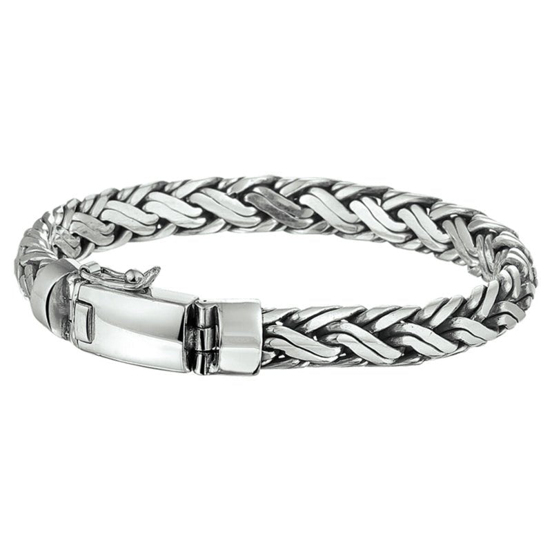 Herenarmband Zilver Schakel Vossenstaart